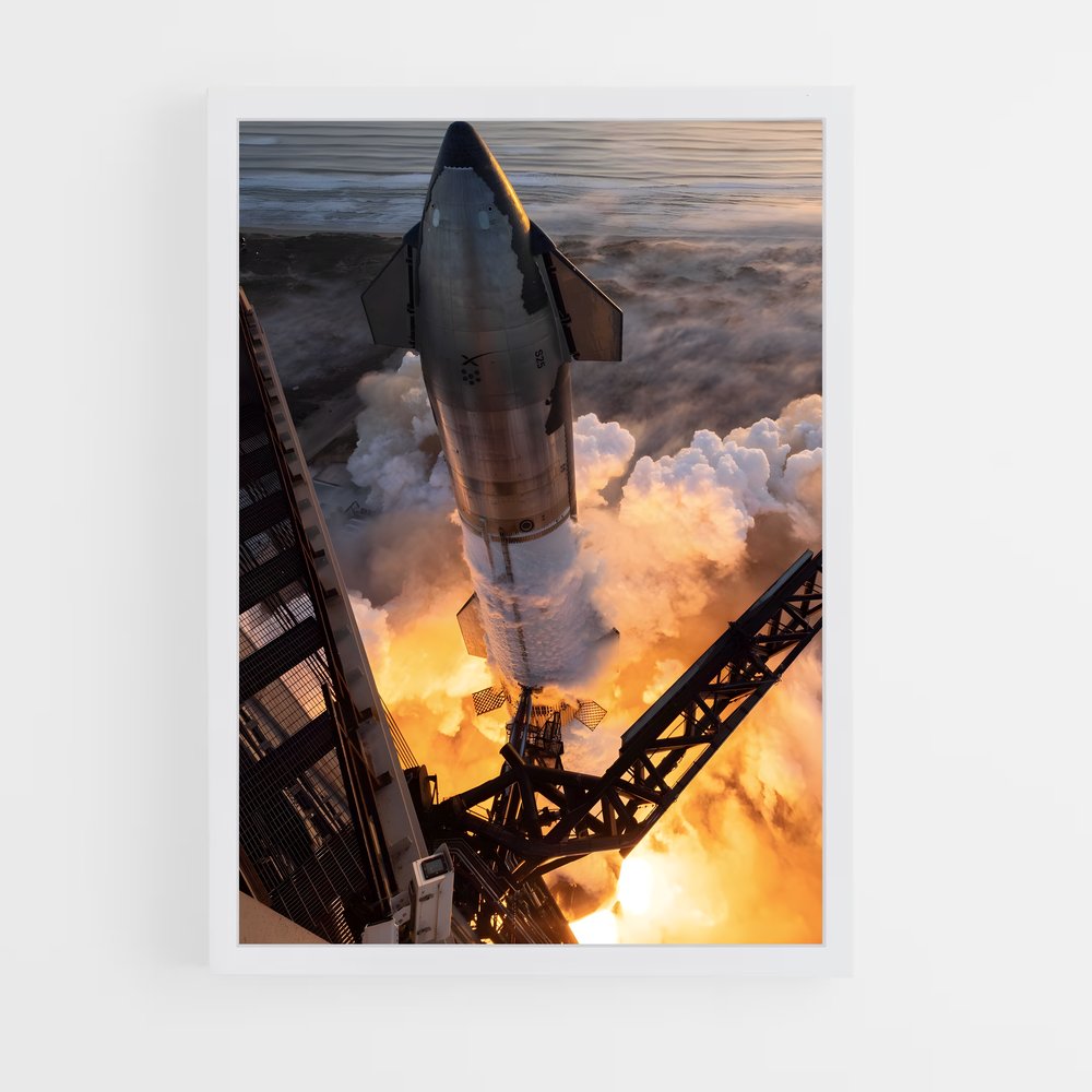 Poster Bleu origin captivant – affiche Missions spatiales (vue 3)